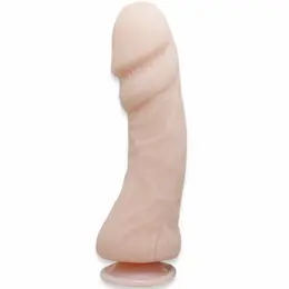 Baile Natural 23.5 cm TPR Anatomical Model with Suction Base, Beige