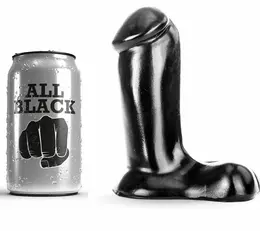All Black Model AB55 Compact Intimate Device 14 cm Black