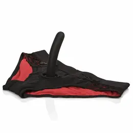 CalExotics Scandal Crveni Panty Set L/XL sa Anatomskim Silikonskim Dodatkom