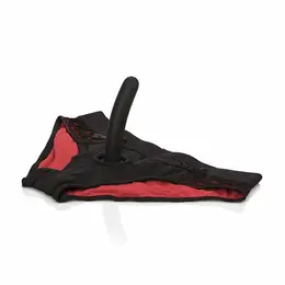CalExotics Scandal Red Panty Set S/M with Ergonomic Silicone Accessory