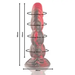 EPIC CYBERSILICOCK Ares Model Silikonski Intimni Uređaj Višebojni, 19.5cm