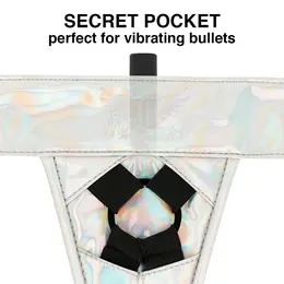 MYTHOLOGY Fantasy Iridescentni Podesivi Pojas S/M Veganski Materijal