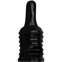 OHMAMA Fetish Silikonski Teksturirani Stimulacioni Naprstak 6cm Crna