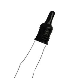 OHMAMA Fetish Silikonski Teksturirani Stimulacioni Naprstak 6cm Crna
