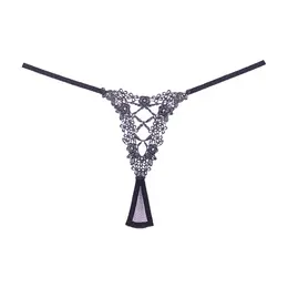 Leg Avenue Mesh Thong One Size Black - Lightweight Breathable Lingerie
