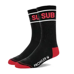 Prowler RED Sub Crew čarape crna/crvena - Moderan kontrastni dizajn