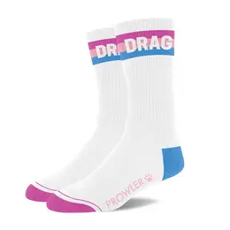 Prowler RED Drag čarape bela/roze/plava - Prepoznatljivo Pride izdanje