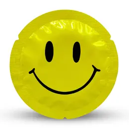 EXS Smiley Face Regular 12 komada - Veganska lateks zaštita, 54mm nominalna širina