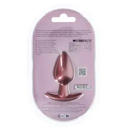 Ouch! Medium Silicone Plug Rose Gold 7.9 cm Comfortable Design
