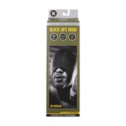 Doc Johnson Black Ops Hood regular veličina – crna neoprenska maska