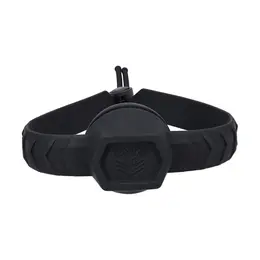 Doc Johnson Max Comfort Gag crni – fleksibilni silikonski potpora za vilicu