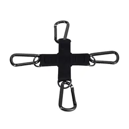 Doc Johnson Tactical Hogtie sistem crni – silikonski i čelični set za vezivanje