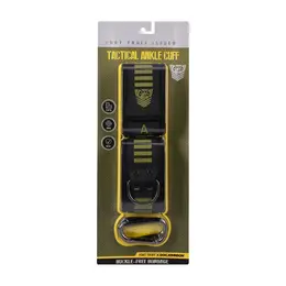 Doc Johnson Kink Tactical lisice za noge crno/zelene neoprenske podesive
