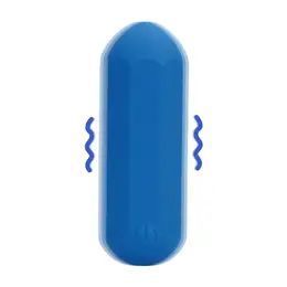 Loveline Hexagon Jetset Blue Pocket-Sized Intimate Bullet Massager