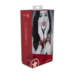 Ouch! Milan Collection Sigurne Lisice Crne/Crvene, Bonded Koža, Modni Završetak