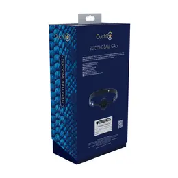 Ouch! Florence Collection Silikonski Ventilirani Ball Gag Plavi Podesivi