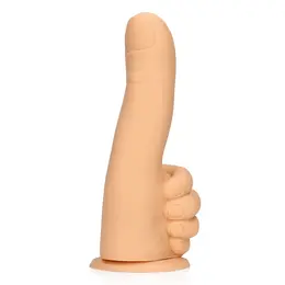 Thumbs Up Premium model - Fleksibilna silikonska ruka za zabavu, bež, 13 cm