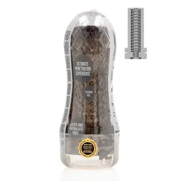 EasyToys Easy Rider crni - Kompaktni teksturirani intimni uređaj TPE