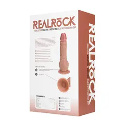 RealRock Vibriranjuća i Rotirajuća Intimna Mašina 20.5cm Bež