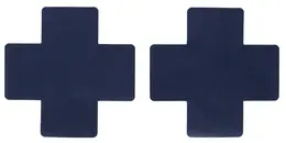 ADV24 Decorative Nipple Covers Dark Blue Polyester 8x8 cm
