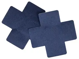ADV24 Decorative Nipple Covers Dark Blue Polyester 8x8 cm