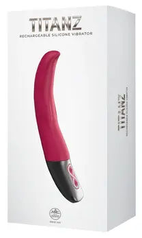 Titanz Pink Fleksibilni silikonski vibrirajući intimni uređaj 10 režima 19.5cm