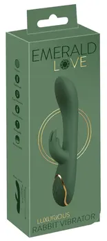 You2Toys Emerald Love Dual Motor fleksibilni intimni uređaj zeleni 23cm