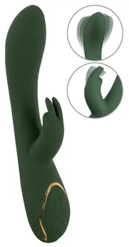 You2Toys Emerald Love Dual Motor fleksibilni intimni uređaj zeleni 23cm