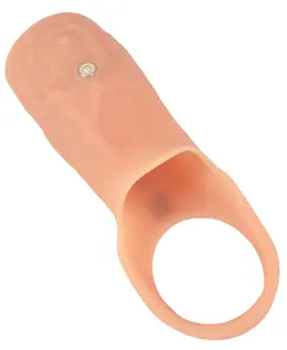 Realistixxx Real Sleeve Open silikonski vibrirajući nastavak 14cm