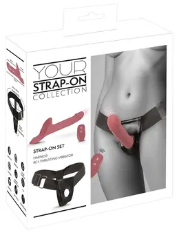 You2Toys Your Strap-On Pink - Dual Motor, Remote, Adjustable Harness