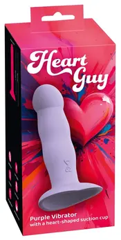 You2Toys Heart Guy Purple Intimate Machine with Suction Cup 19.5 cm