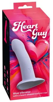 You2Toys Heart Guy Blue intimna mašina sa usisnom bazom, 17cm
