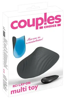 Couples Choice RC Lay-On Multi Toy - fleksibilni silikonski masažer sa daljinskim upravljačem 11.7cm