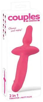 Couples Choice 2u1 Silikonski Intimni Stimulator, Vodootporan, 26cm