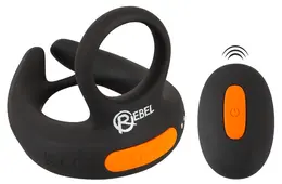 Rebel RC Intimni Sistem Prstenova sa Podesivom Vibracijom, Crna, 9,4 cm