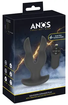 ANOS RC Power Expander Čep Silikonski Sa Dva Kraka Vibrirajući i E-Stim 11cm