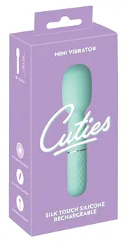 Cuties Mini Wand 5th Gen Green - Compact Rechargeable Silicone Massager