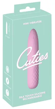 Cuties Mini Vibrator Ružičasta 5. Generacija - Kompaktni Silikonski Model, 10 Režima