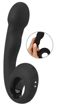 Black Velvets G i P-Tačka Vibrator Dvostruki Motor Vodootporan Silikon 16,8cm