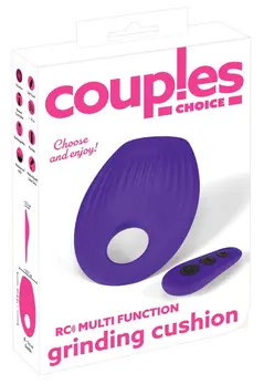 Couples Choice RC Multi Funkcija Vibro Jastuk sa Fleksibilnim Prstenom 15 cm