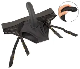 You2Toys Your Strap-On Set - Crne Gaćice sa Podesivim Kaiševima i Silikonskim Sistemom