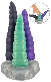 You2Toys Beasty Cocks Triple Tentacle Silikonski Fantasy Model 22cm