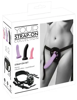 You2Toys Your Strap-On Set Pojasa od 3 Dela Tečni Silikon S/M/L