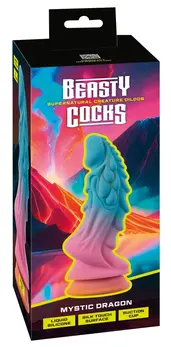 You2Toys Beasty Cocks Mystic Dragon Silikonski Fantasy Model, Svetleći u Mraku, 21.5cm