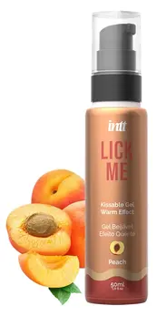 intt Lick Me Edible Gel Breskva 50 ml - Formula za zagrevanje, voćni miris