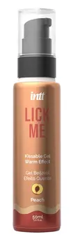 intt Lick Me Edible Gel Breskva 50 ml - Formula za zagrevanje, voćni miris