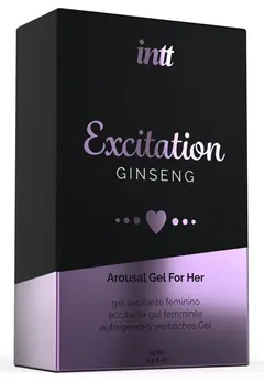 intt Excitation Ginseng Gel 15ml - Biljni intimni pojačivač za žene