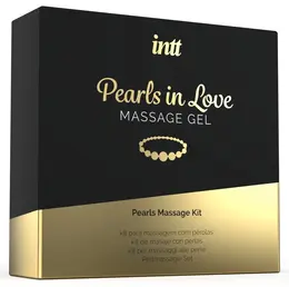 intt Pearls in Love Massage Kit sa silikonskim gelom i bisernom ogrlicom 15ml