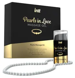 intt Pearls in Love Massage Kit sa silikonskim gelom i bisernom ogrlicom 15ml