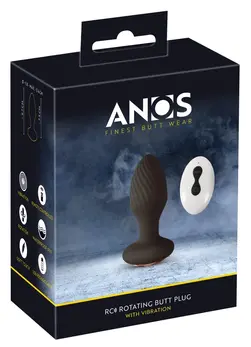 ANOS RC Rotating Plug - Spiralna površina, 7 režima, silikon, 9.7 cm